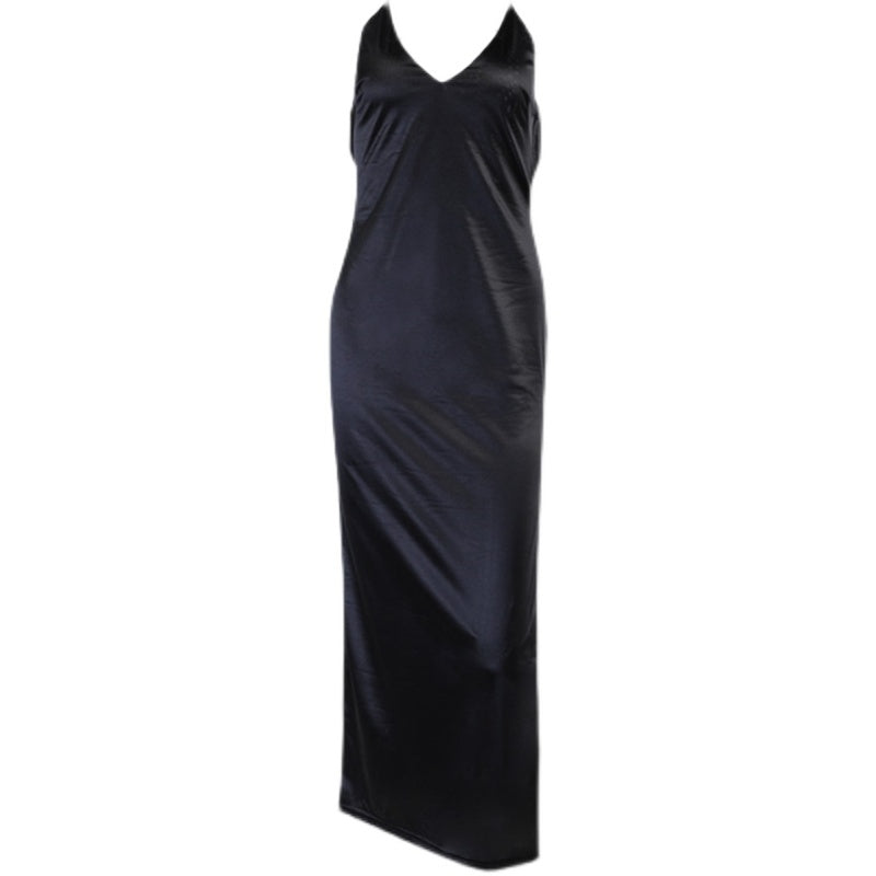 Satin Maxi Dress - The Mindful Market