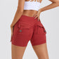 High Waist Hip Lifting Shorts With Pockets - The Mindful Market