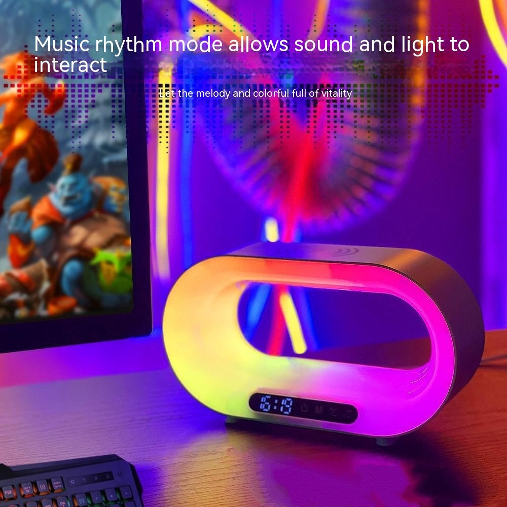 Smart LED Desk Lamp with Wireless Charger and Alarm Clock - The Mindful Market