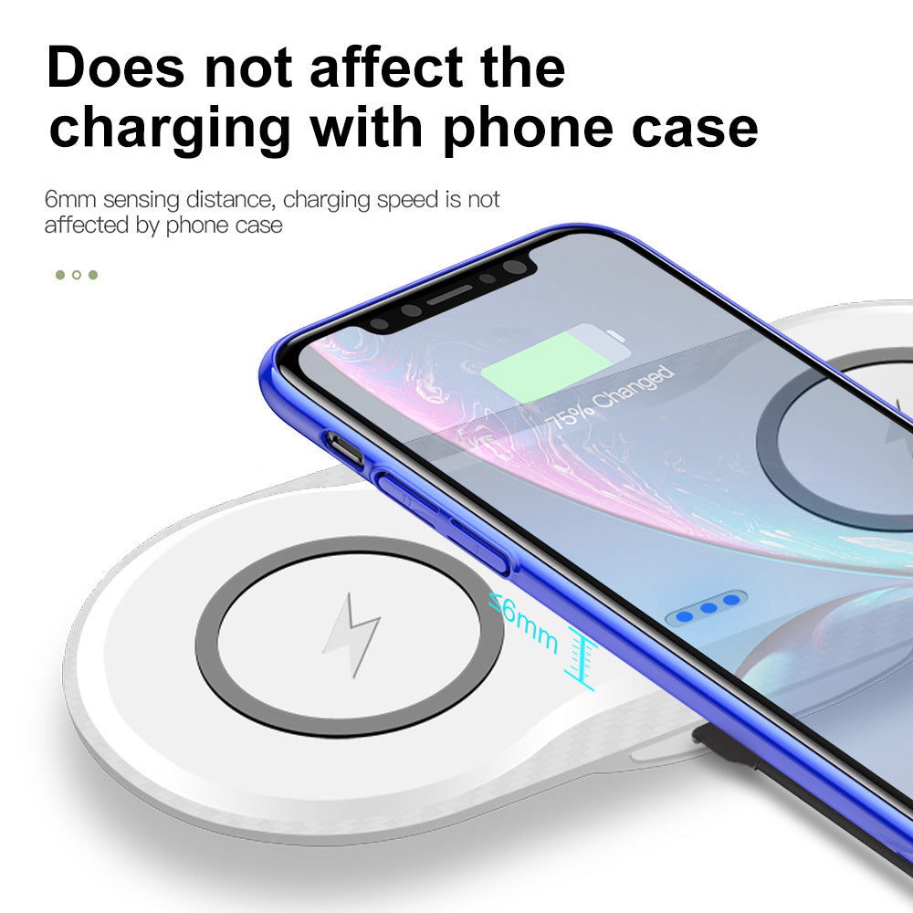 Wireless Charger Dual Mobile Phone Charger - The Mindful Market