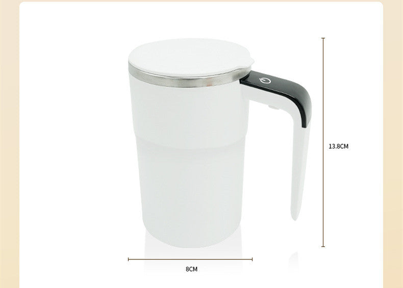 USB Rechargeable Electric Coffee Mug with Magnetic Stirring - The Mindful Market
