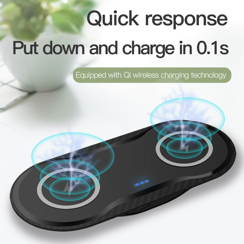 Wireless Charger Dual Mobile Phone Charger - The Mindful Market