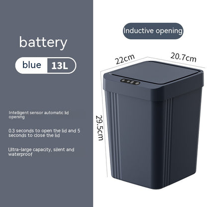 Waterproof Automatic Smart Induction Trash Can With Lid - The Mindful Market