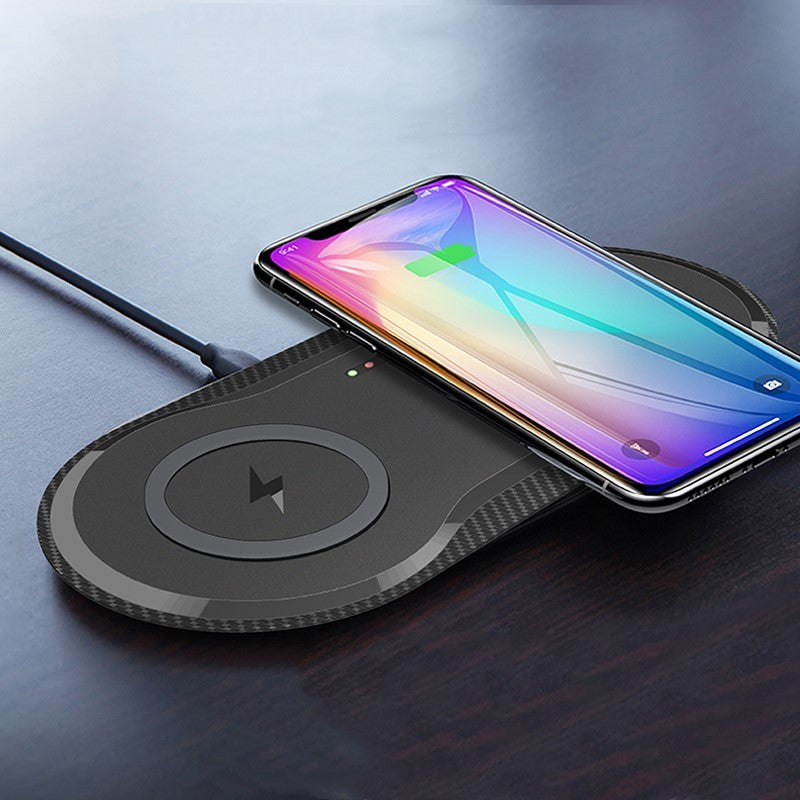 Wireless Charger Dual Mobile Phone Charger - The Mindful Market