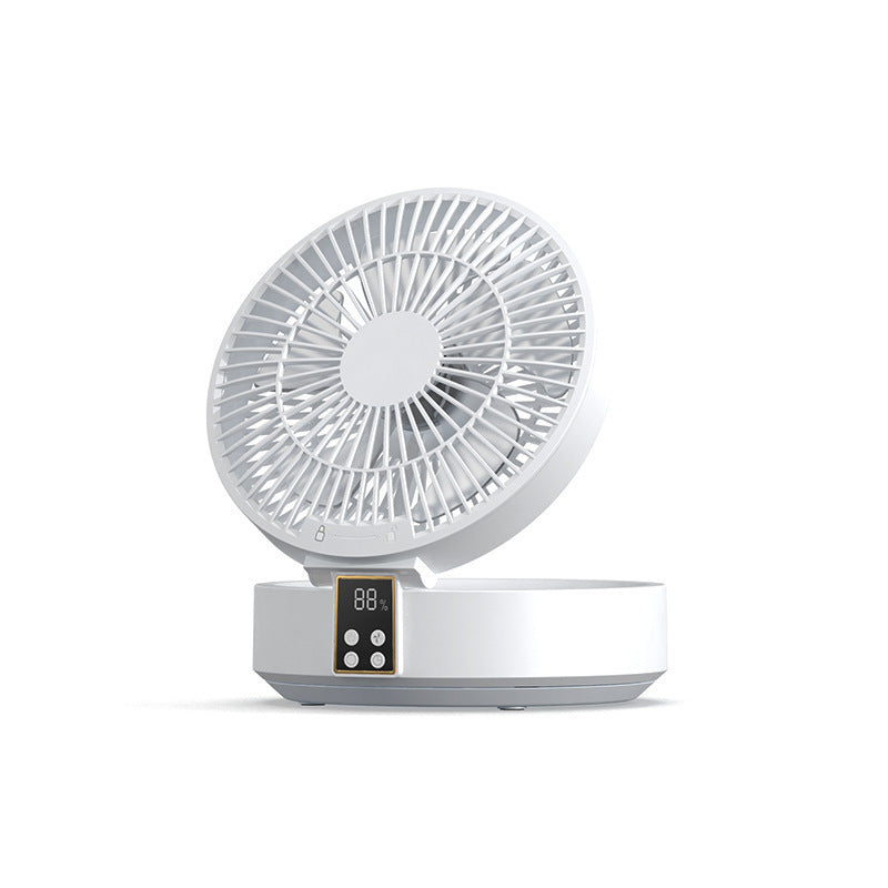Remote Control Portable Rechargeable Ceiling Usb Electric Folding Fan Night Light Air Cooler Home-appliance Home - The Mindful Market