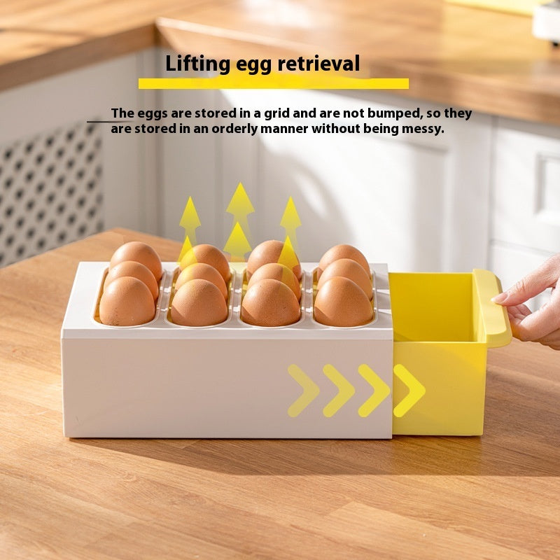 Kitchen Drawer-styled Fresh-keeping Egg Storage Box - The Mindful Market