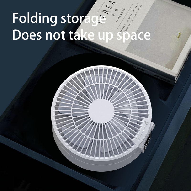 Remote Control Portable Rechargeable Ceiling Usb Electric Folding Fan Night Light Air Cooler Home-appliance Home - The Mindful Market
