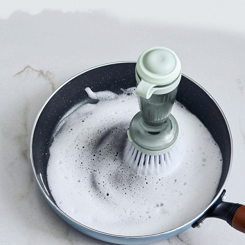 Pot Brush With Soap Dispenser - The Mindful Market