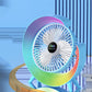 New Bright Night Light Charging Fan Desktop Silent Mini Electric Fan Portable Fan USB - The Mindful Market