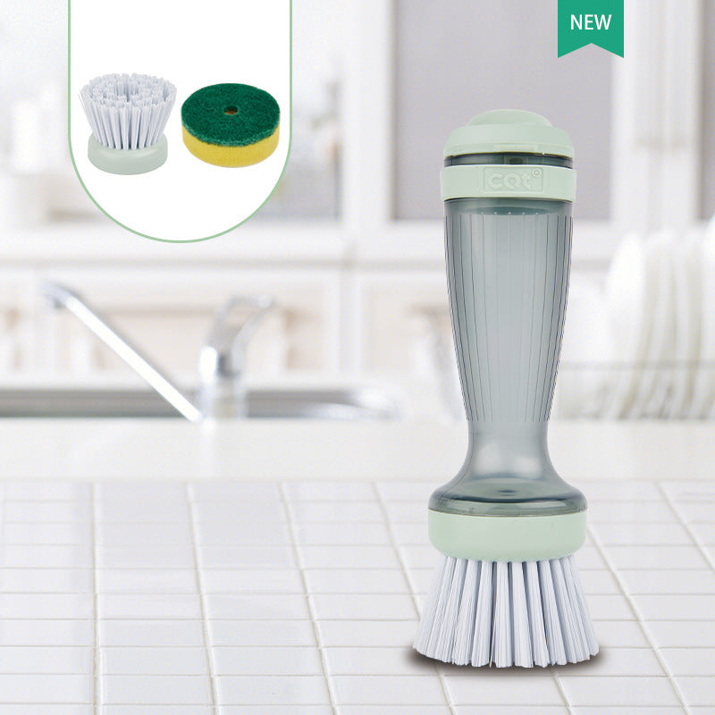 Pot Brush With Soap Dispenser - The Mindful Market