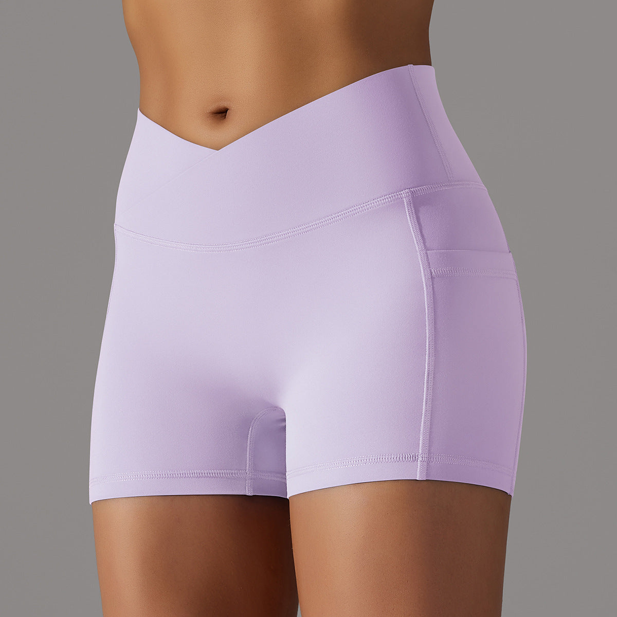 Yoga Shorts With Phone Pocket - The Mindful Market