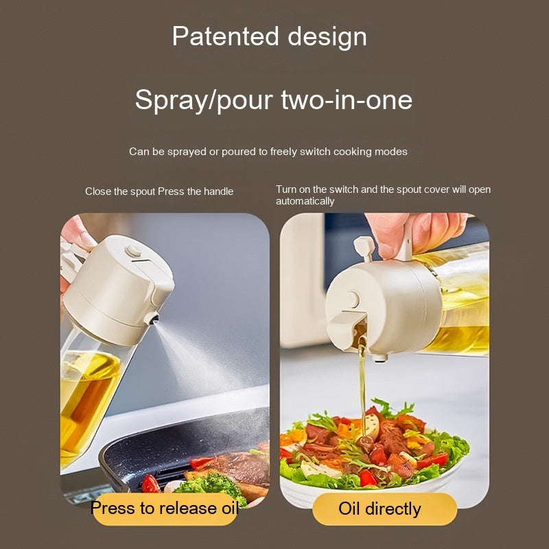 Two-in-one Glass Oiler Automatic Pressing Spray - The Mindful Market