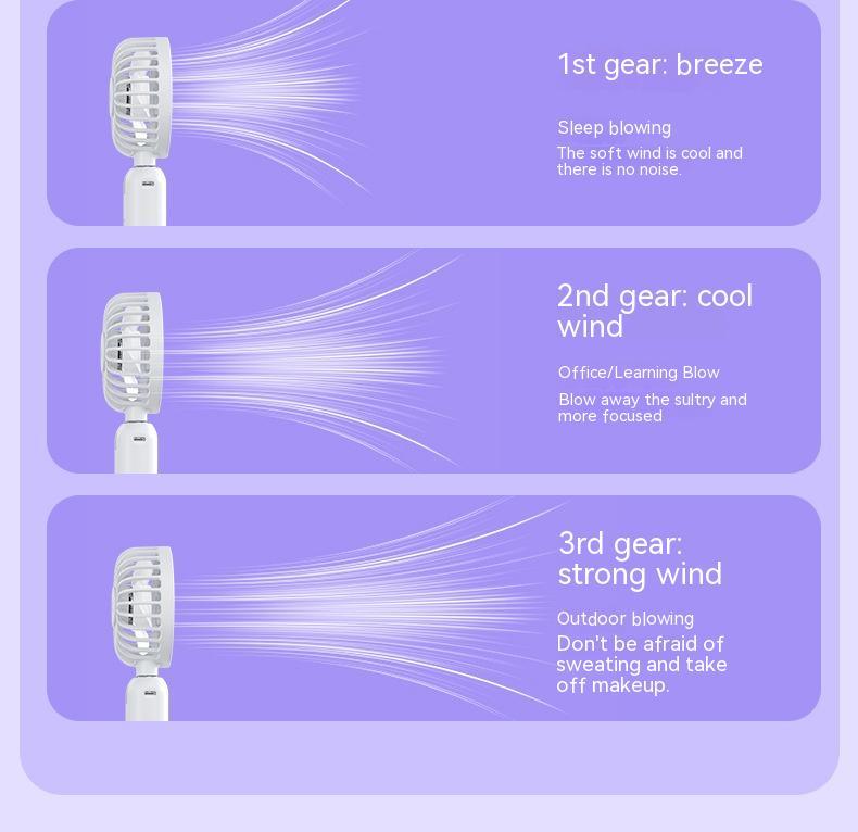 2-in-1 Portable Handheld Fan and Power Bank - The Mindful Market