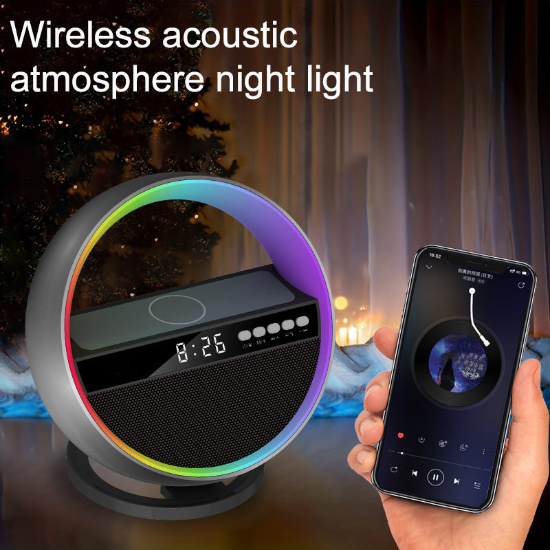 Multifunctional RGB Night Light with Wireless Charger and Bluetooth Speaker - The Mindful Market