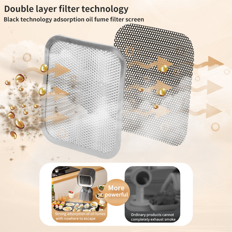 Living Room And Kitchen Portable Small Exhaust Hood - The Mindful Market