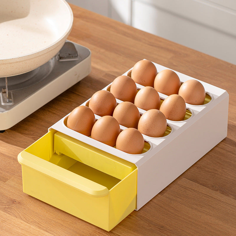 Kitchen Drawer-styled Fresh-keeping Egg Storage Box - The Mindful Market