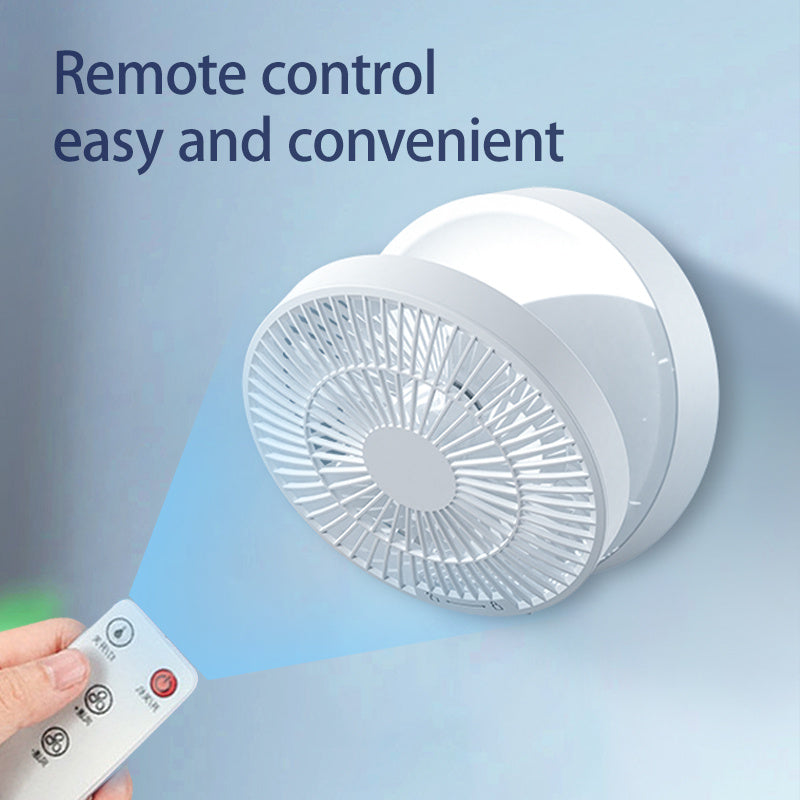 Remote Control Portable Rechargeable Ceiling Usb Electric Folding Fan Night Light Air Cooler Home-appliance Home - The Mindful Market