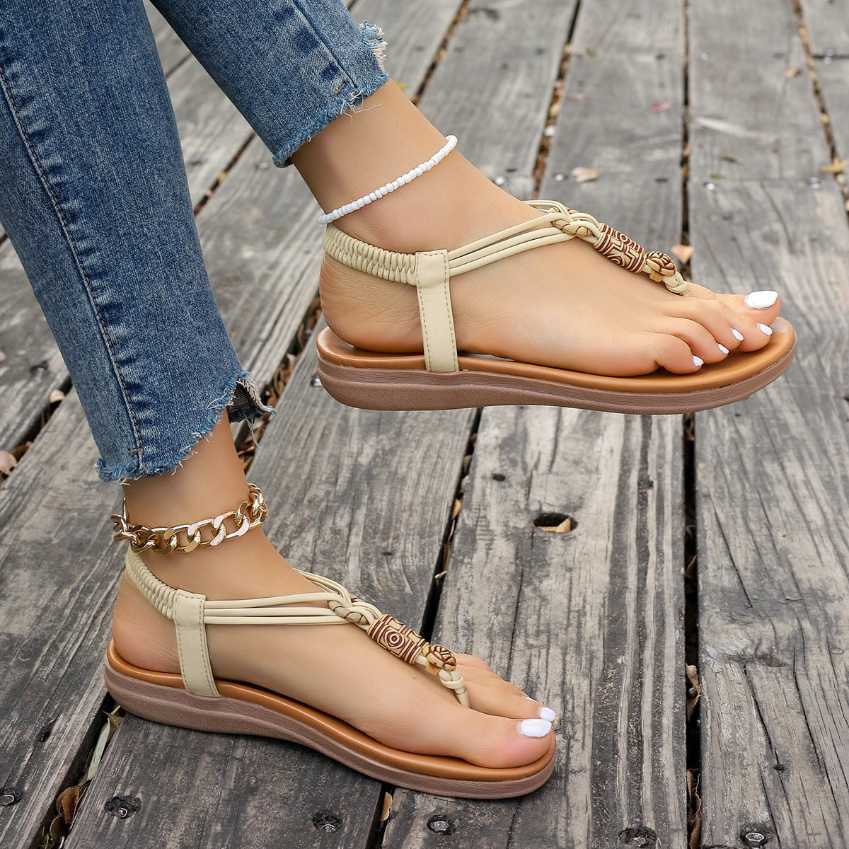 Women's Flat Summer Sandals - The Mindful Market
