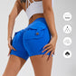 High Waist Hip Lifting Shorts With Pockets - The Mindful Market