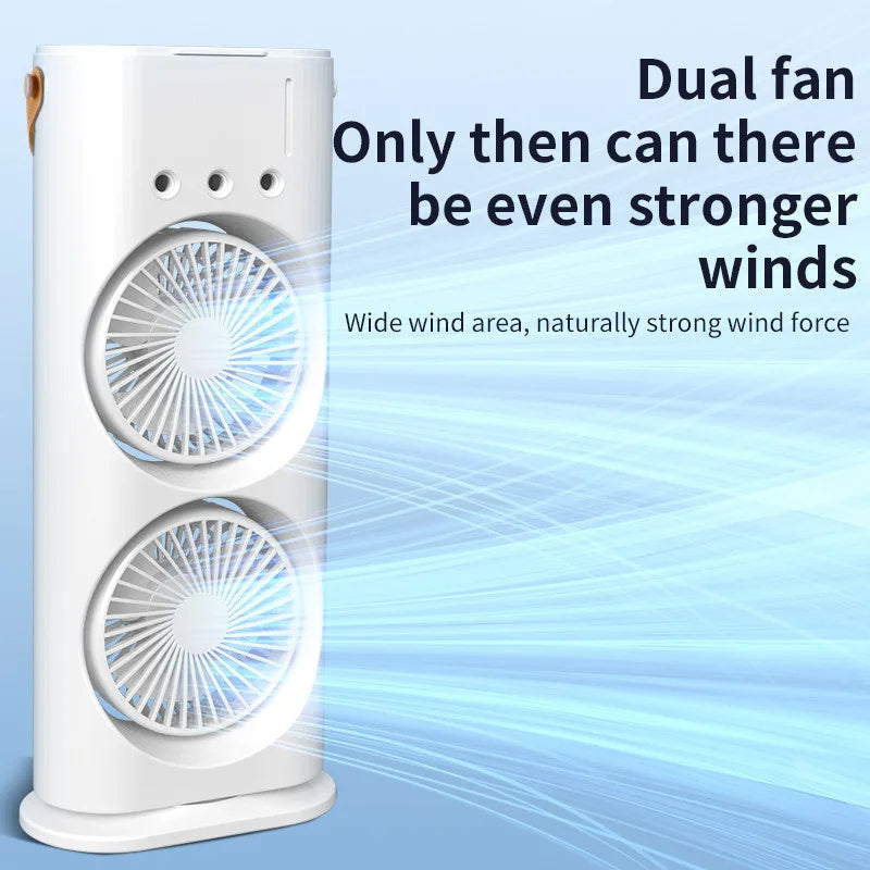 Portable Double-Ended Spray Fan and Humidifier - The Mindful Market