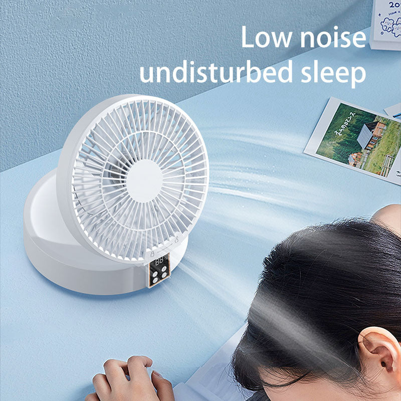 Remote Control Portable Rechargeable Ceiling Usb Electric Folding Fan Night Light Air Cooler Home-appliance Home - The Mindful Market