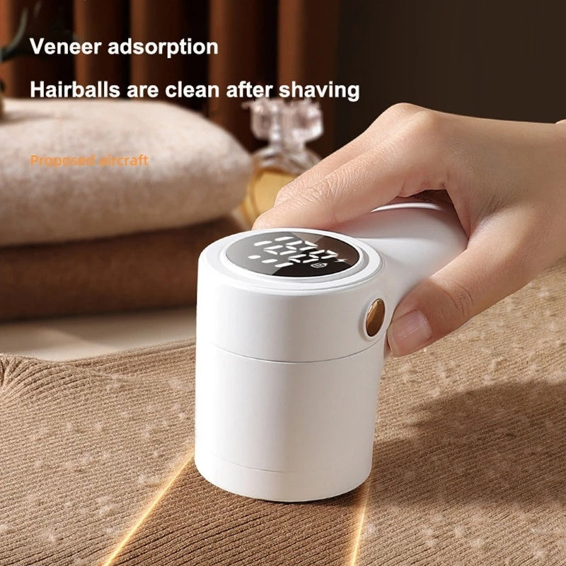 Portable Electric Lint Remover with LED Display and USB Charging - The Mindful Market