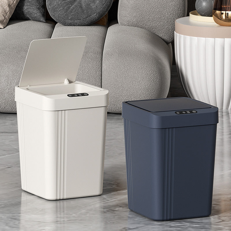 Waterproof Automatic Smart Induction Trash Can With Lid - The Mindful Market